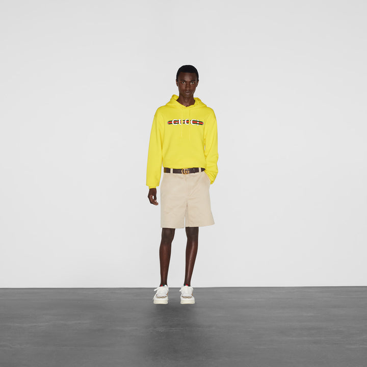 Gucci Cotton jersey hooded sweatshirts