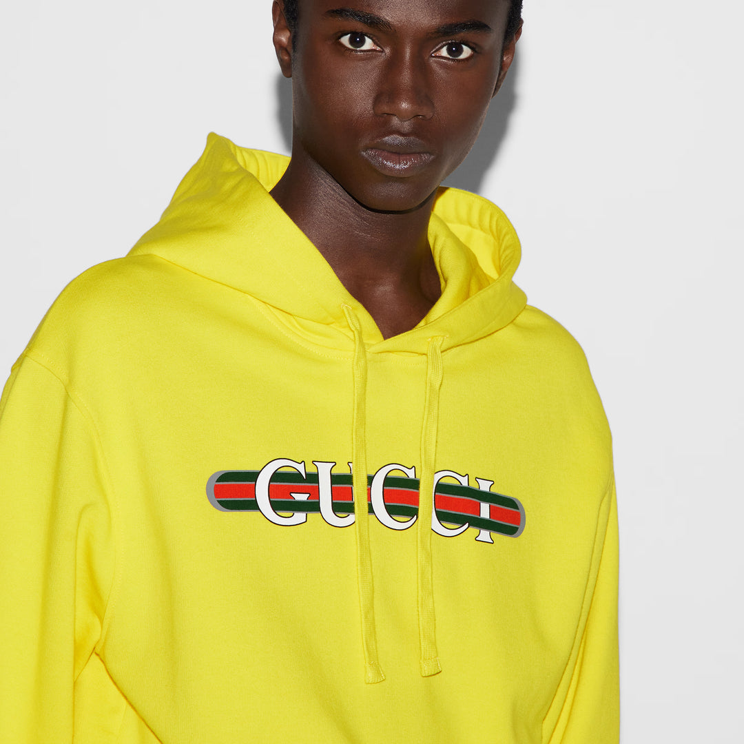 Gucci Cotton jersey hooded sweatshirts