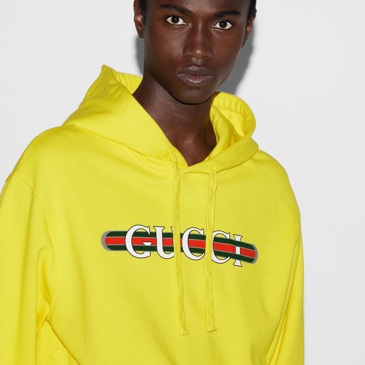 Gucci Cotton jersey hooded sweatshirts