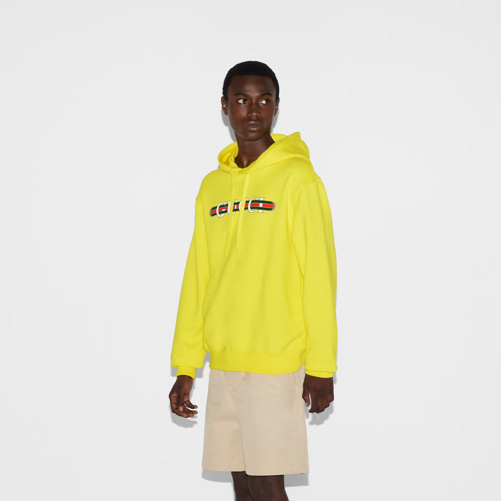 Gucci Cotton jersey hooded sweatshirts