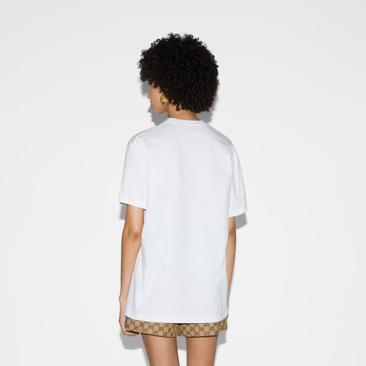 Gucci Printed cotton jersey T-shirt