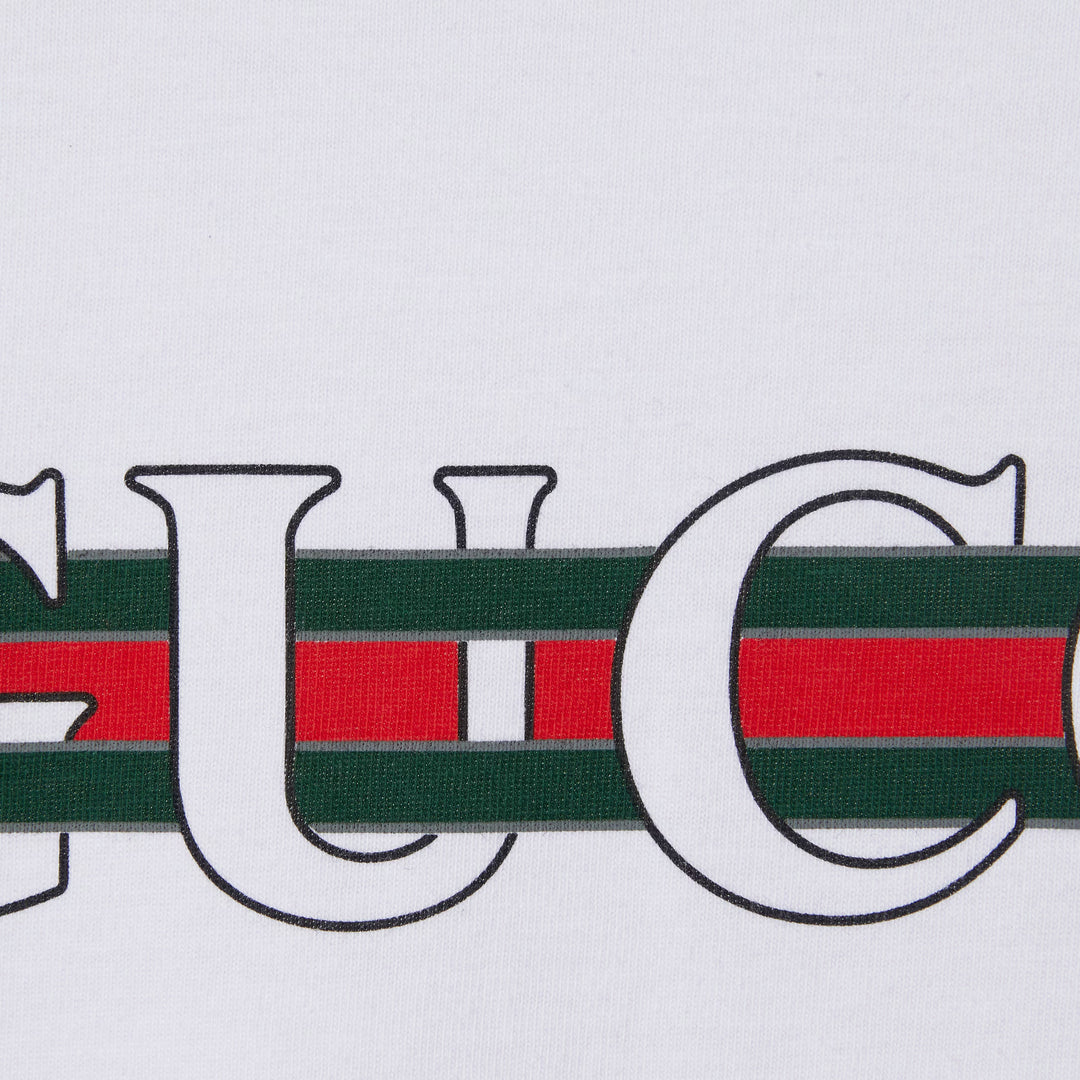 Gucci Printed cotton jersey T-shirt