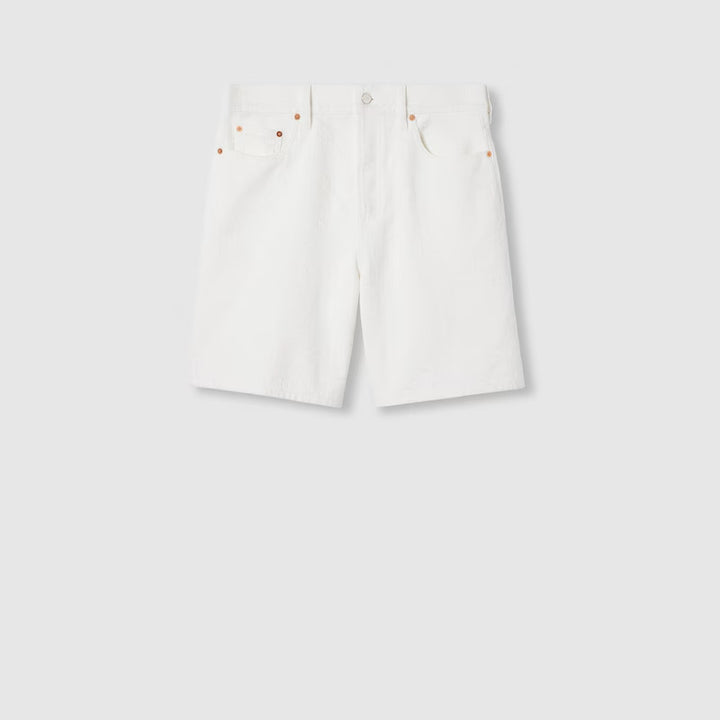 Gucci Bermuda GG jacquard denim shorts