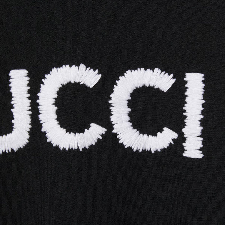 GUCCI COTTON JERSEY HOODED SWEATSHIRT WITH EMBROIDERY
