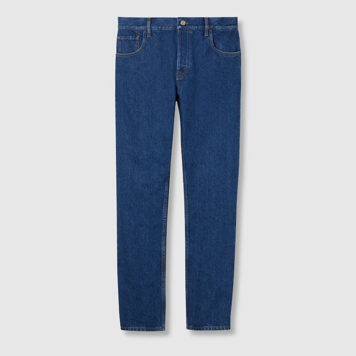 GUCCi LASERED TAPERED DENIM PANT