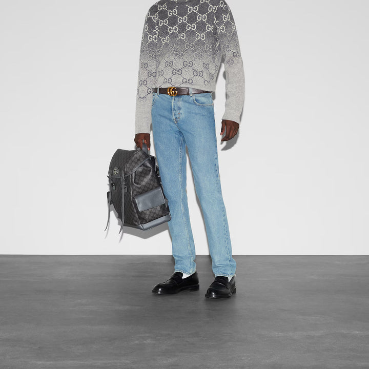 GUCCi LASERED TAPERED DENIM PANT