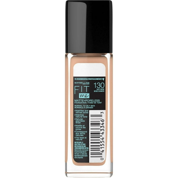 Maybelline New York Fit Me®, Matte + Poreless Liquid Foundation, Fit Me Matte + Poreless Foundation