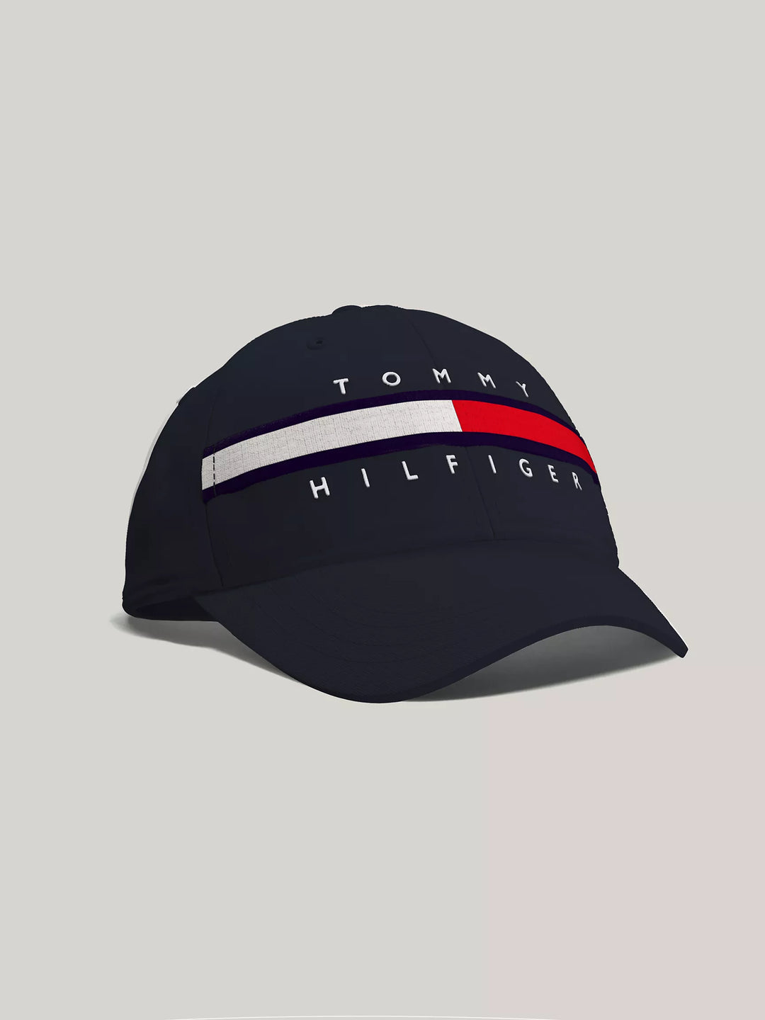 Tommy Hilfiger Flag Stripe Logo Baseball Cap