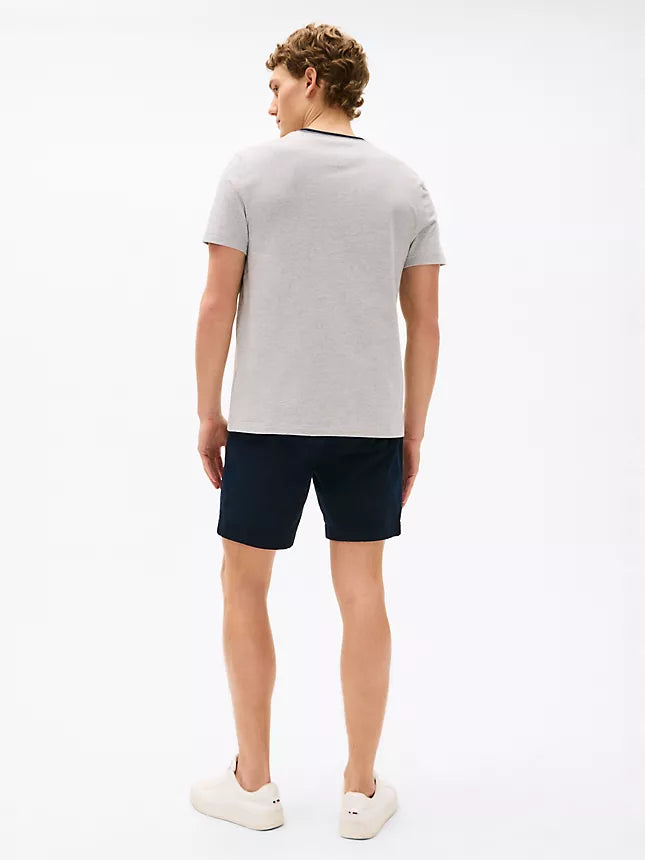 Tommy Hilfiger Embroidered Flag Logo T-Shirt