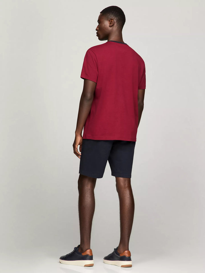 Tommy Hilfiger Embroidered Flag Logo T-Shirt