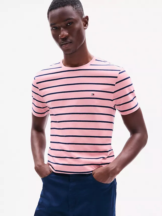 Tommy Hilfiger Stripe Premium Stretch Extra Slim T-Shirt