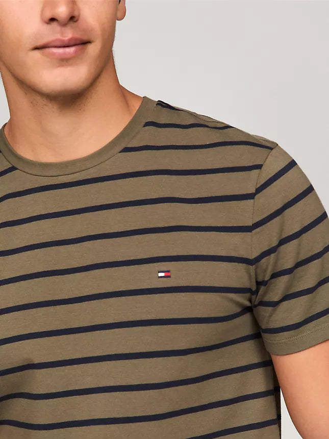 Tommy Hilfiger Stripe Premium Stretch Extra Slim T-Shirt