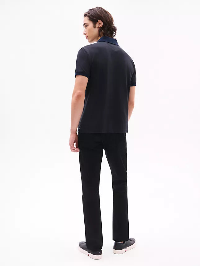 Tommy Hilfiger Embroidered Stripe Regular Fit Polo