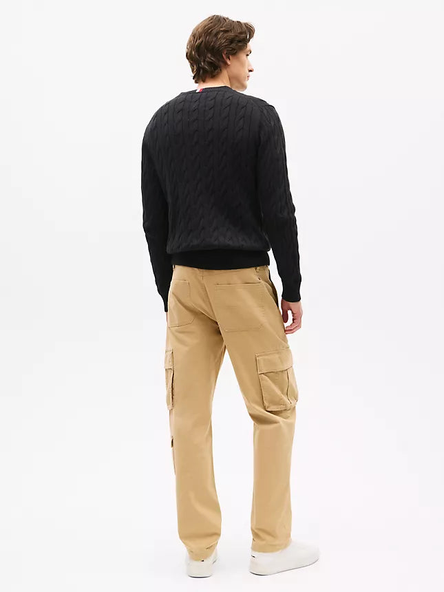 Tommy Hilfiger Cable Knit Crewneck Sweater