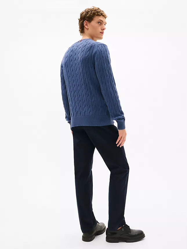 Tommy Hilfiger Cable Knit Crewneck Sweater