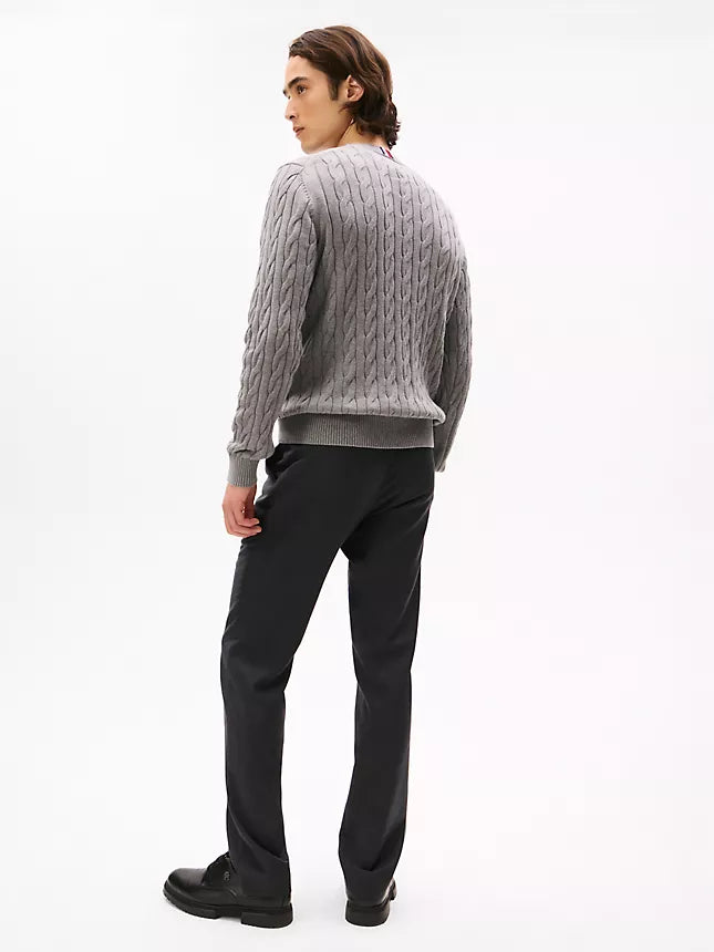 Tommy Hilfiger Cable Knit Crewneck Sweater