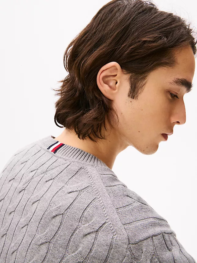 Tommy Hilfiger Cable Knit Crewneck Sweater