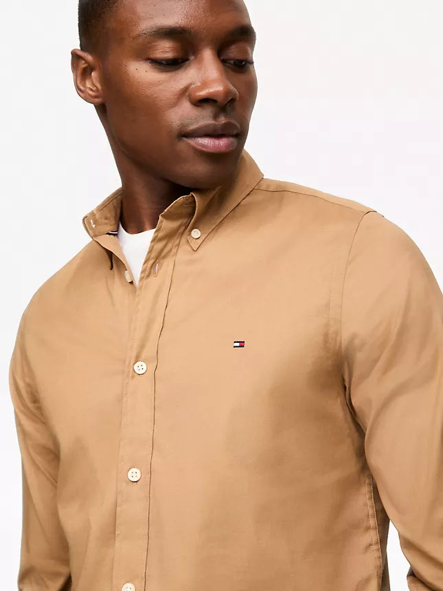 Tommy Hilfiger THFlex Slim Fit Poplin Dress Shirt
