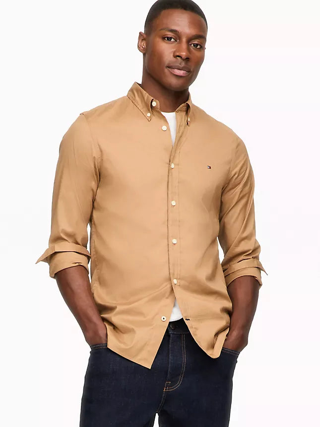 Tommy Hilfiger THFlex Slim Fit Poplin Dress Shirt
