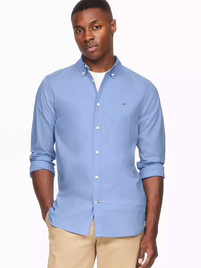 Tommy Hilfiger THFlex Slim Fit Poplin Dress Shirt