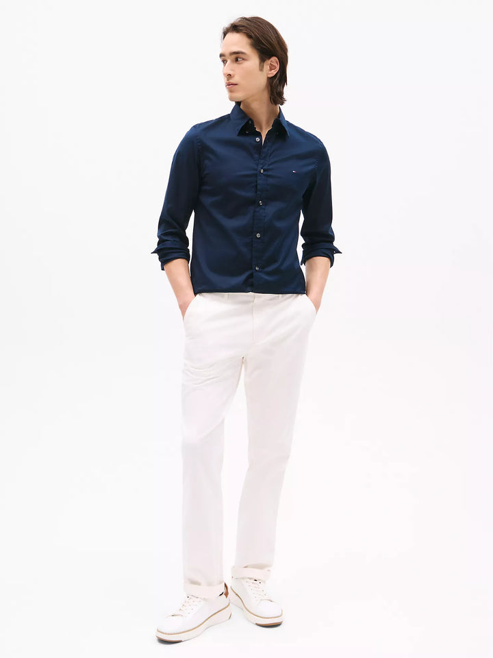 Tommy Hilfiger THFlex Slim Fit Poplin Dress Shirt