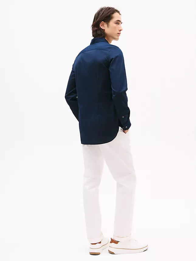 Tommy Hilfiger THFlex Slim Fit Poplin Dress Shirt