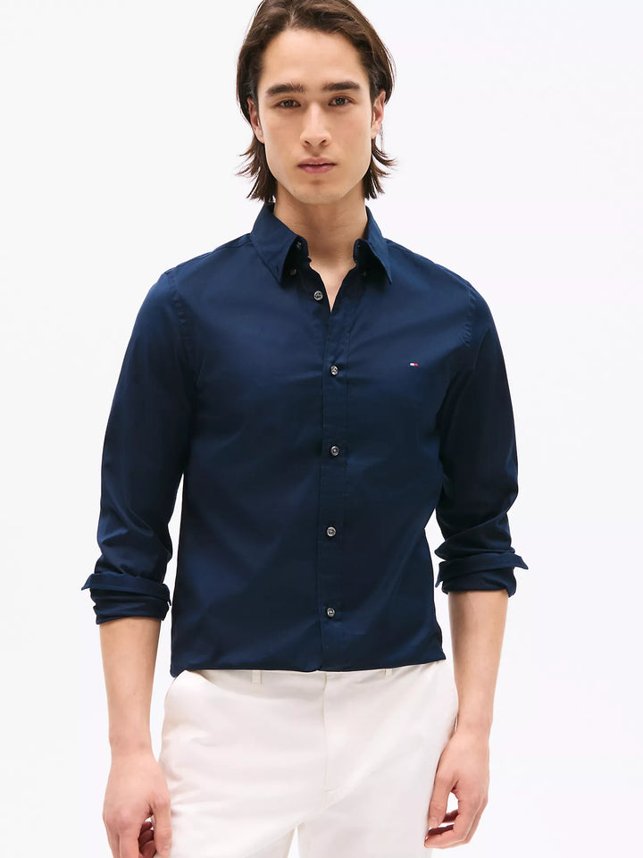Tommy Hilfiger THFlex Slim Fit Poplin Dress Shirt