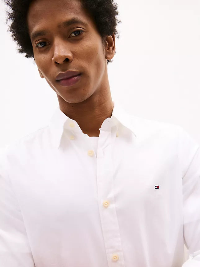 Tommy Hilfiger THFlex Slim Fit Poplin Dress Shirt