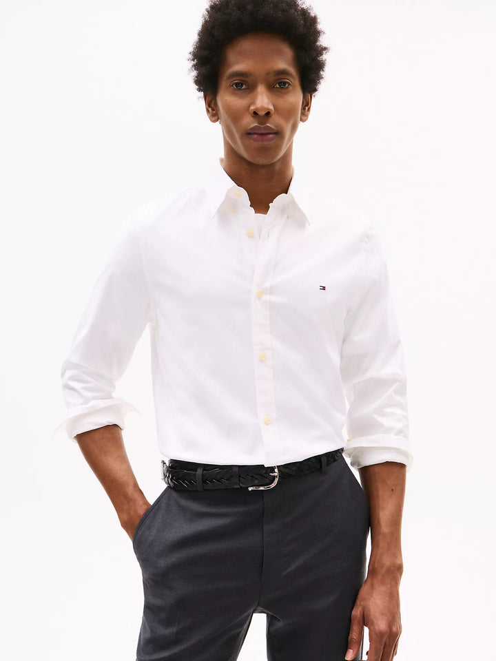 Tommy Hilfiger THFlex Slim Fit Poplin Dress Shirt