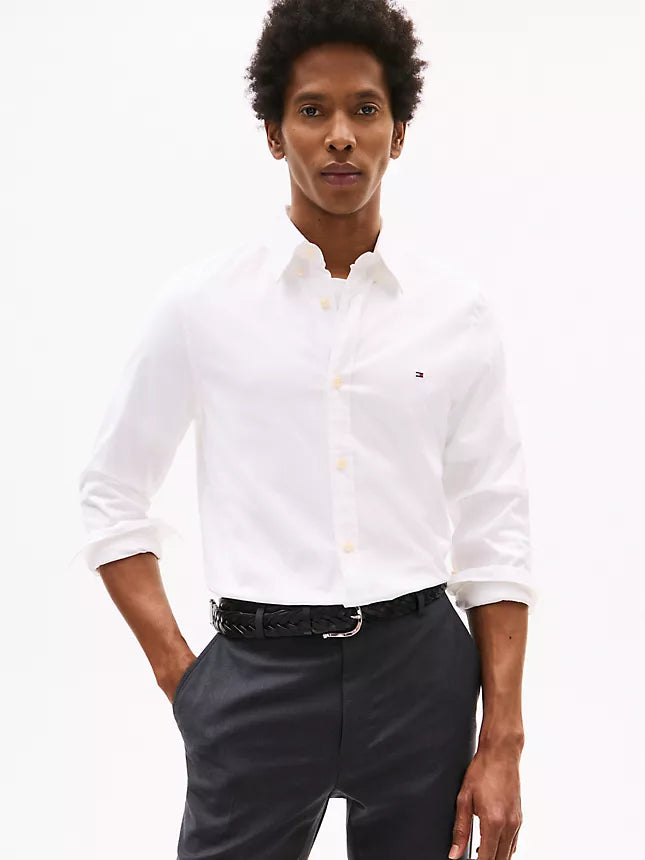 Tommy Hilfiger THFlex Slim Fit Poplin Dress Shirt