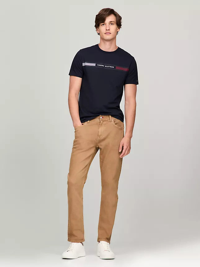 Tommy Stripe Graphic T-Shirt