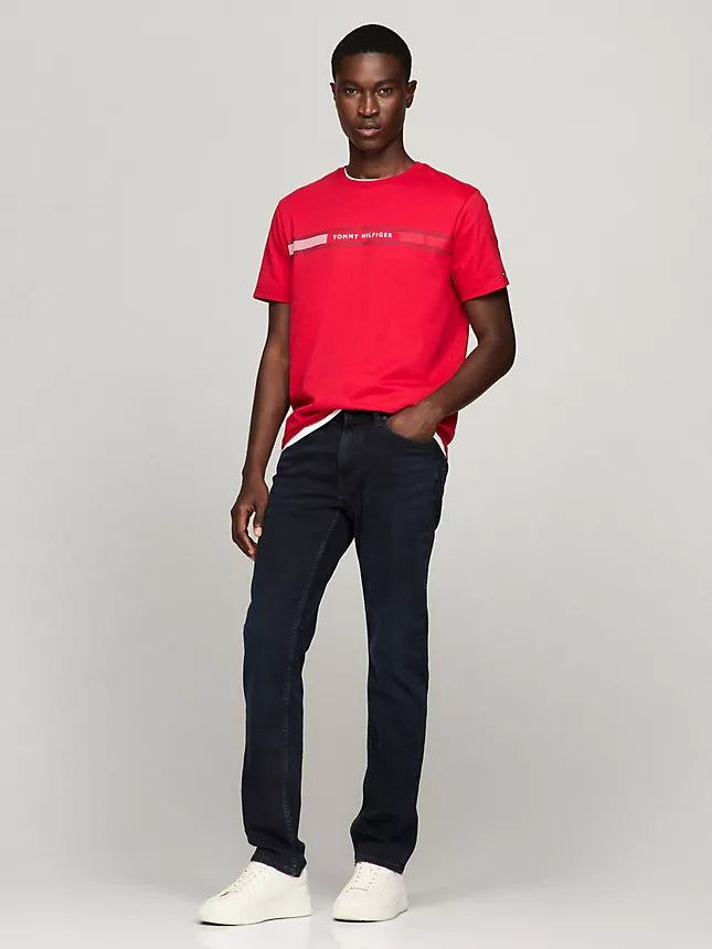 Tommy Stripe Graphic T-Shirt