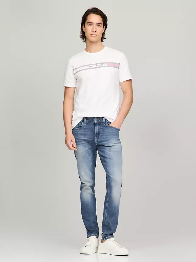 Tommy Stripe Graphic T-Shirt