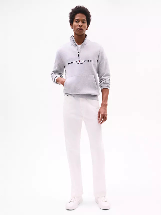 Tommy Hilfiger Embroidered Tommy Logo Quarter-Zip