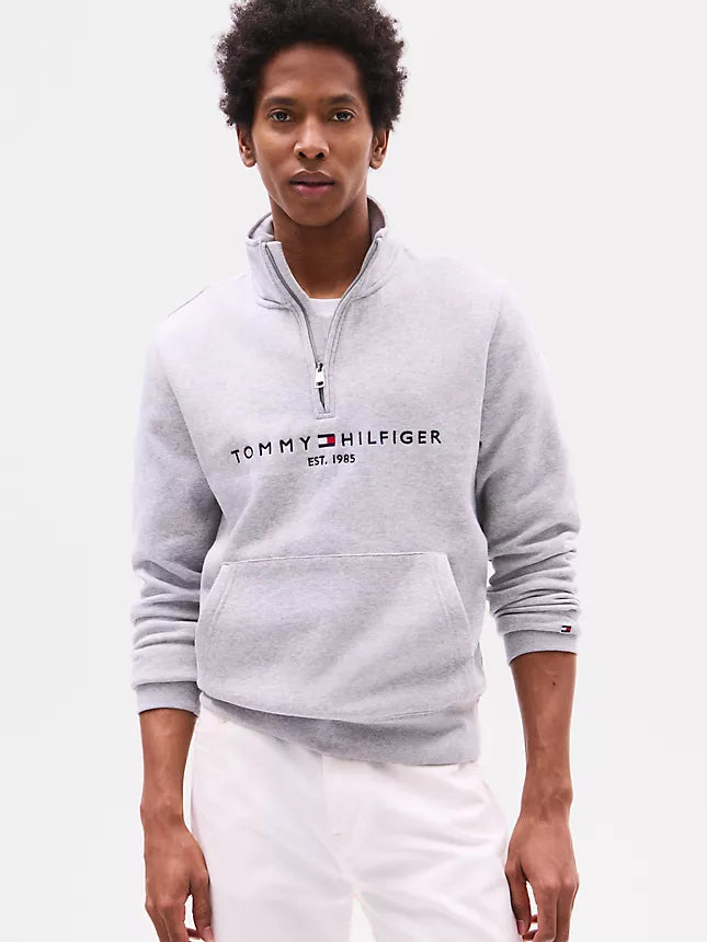 Tommy Hilfiger Embroidered Tommy Logo Quarter-Zip