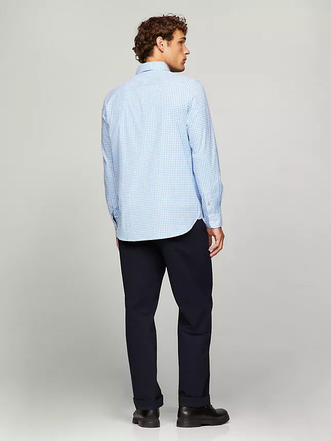 Tommy Hilfiger THFlex Regular Fit Gingham Poplin Shirt