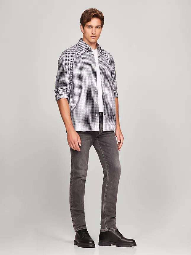 Tommy Hilfiger THFlex Regular Fit Gingham Poplin Shirt