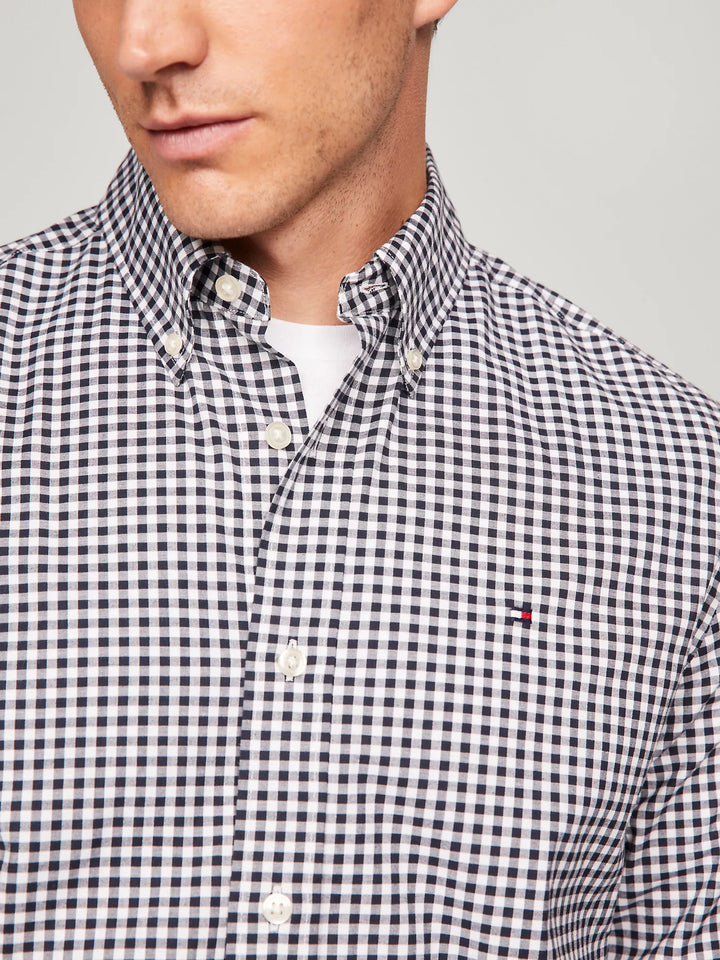 Tommy Hilfiger THFlex Regular Fit Gingham Poplin Shirt