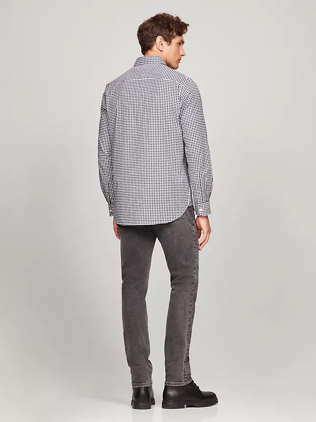 Tommy Hilfiger THFlex Regular Fit Gingham Poplin Shirt