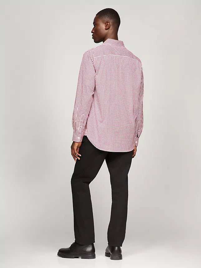 Tommy Hilfiger THFlex Regular Fit Gingham Poplin Shirt