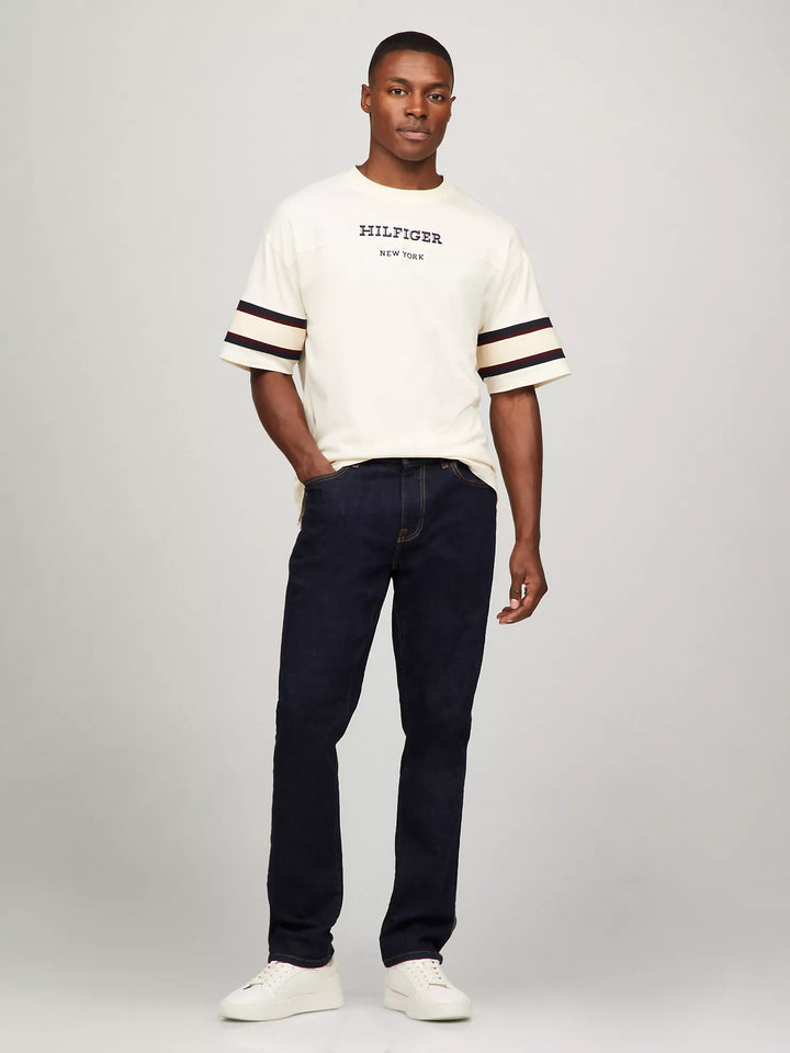 Tommy Hilfiger Embroidered Monotype Tipped T-Shirt