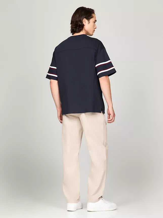 Tommy Hilfiger Embroidered Monotype Tipped T-Shirt