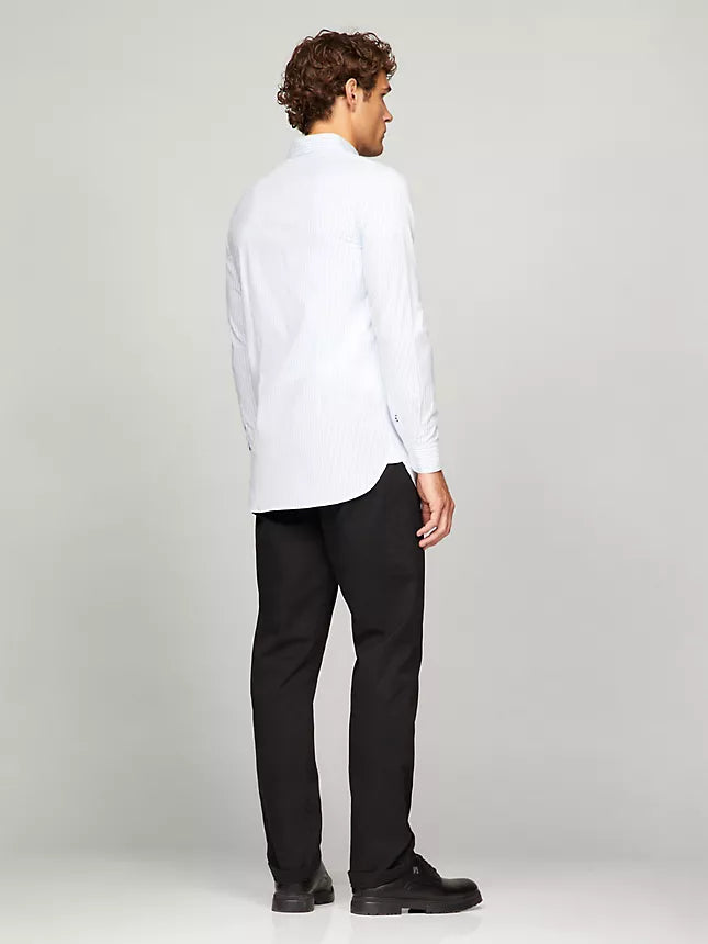 Tommy Hilfiger Slim Fit Stripe Stretch Poplin Shirt