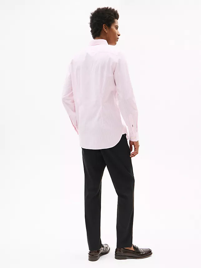 Tommy Hilfiger Slim Fit Stripe Stretch Poplin Shirt
