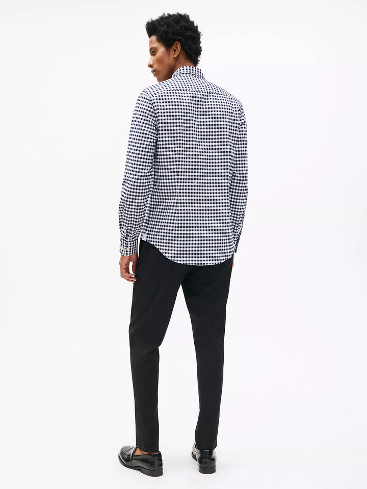 Tommy Hilfiger Slim Fit Stretch Gingham Oxford Shirt