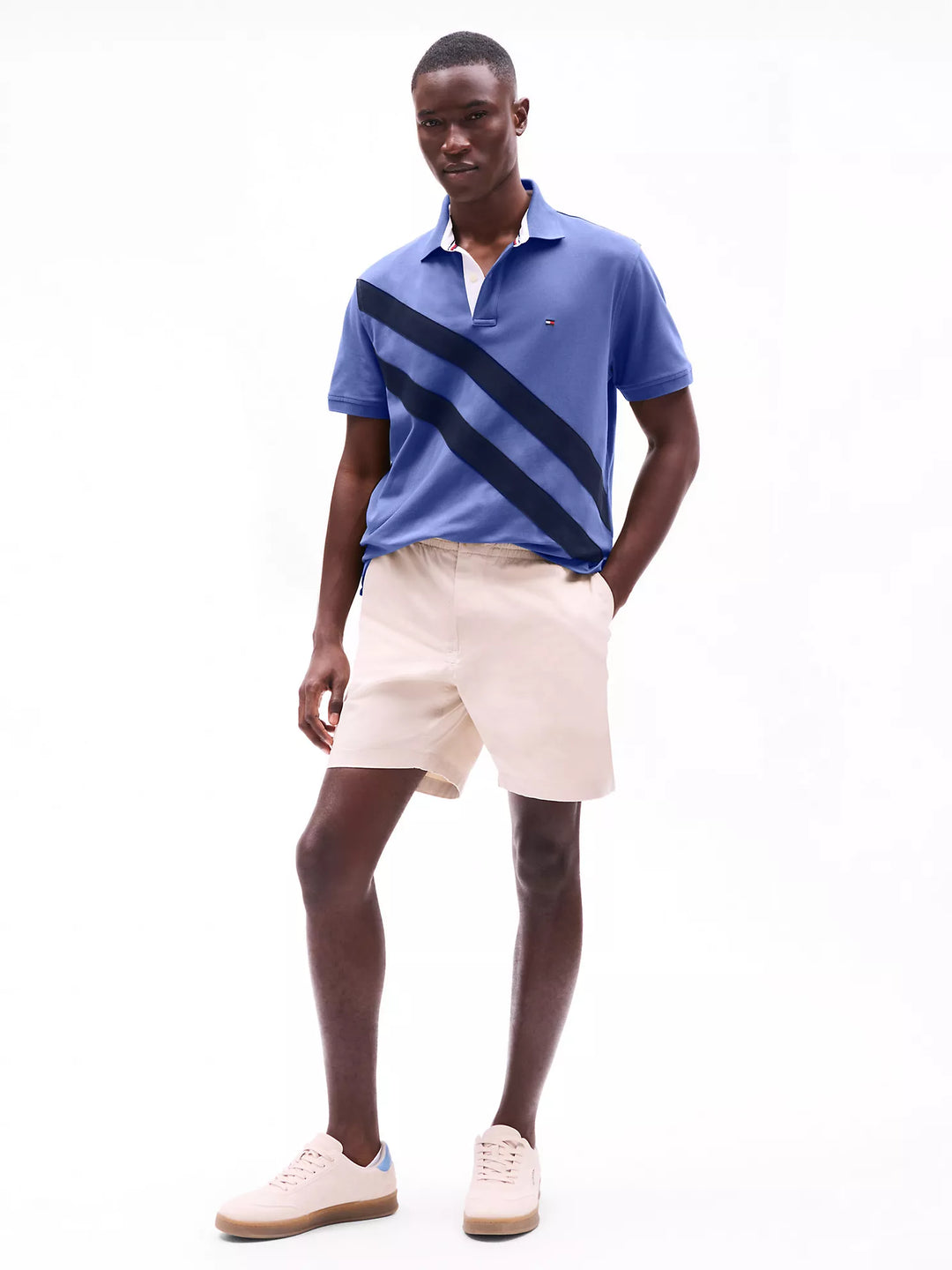 Tommy Hilfiger Regular Fit Banner Stripe Polo