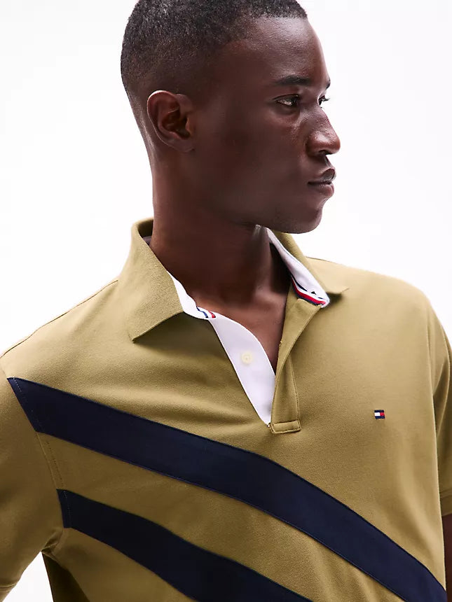 Tommy Hilfiger Regular Fit Banner Stripe Polo