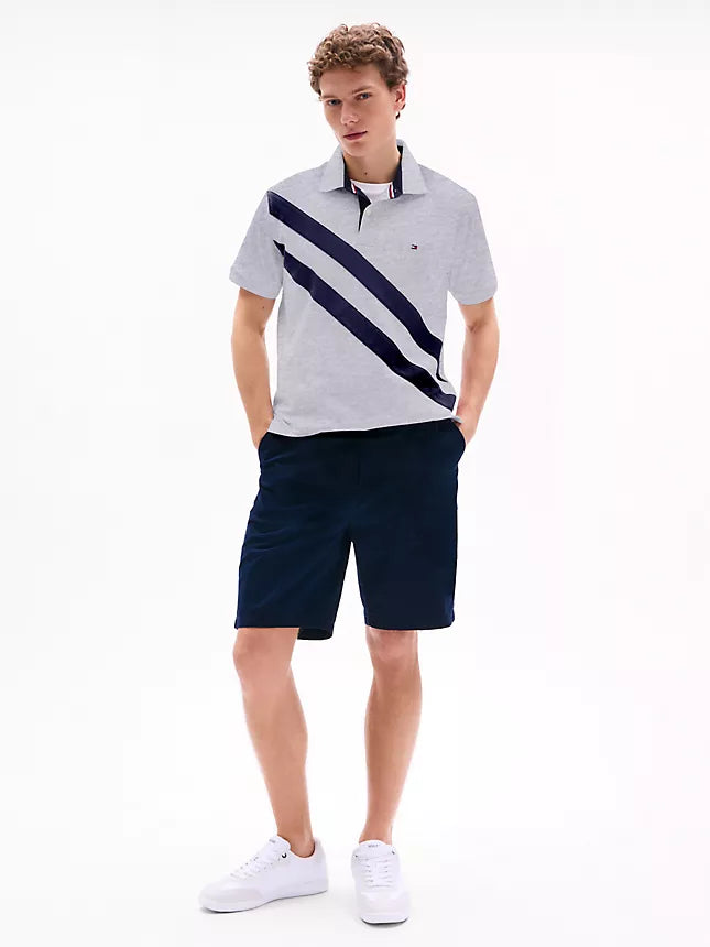 Tommy Hilfiger Regular Fit Banner Stripe Polo