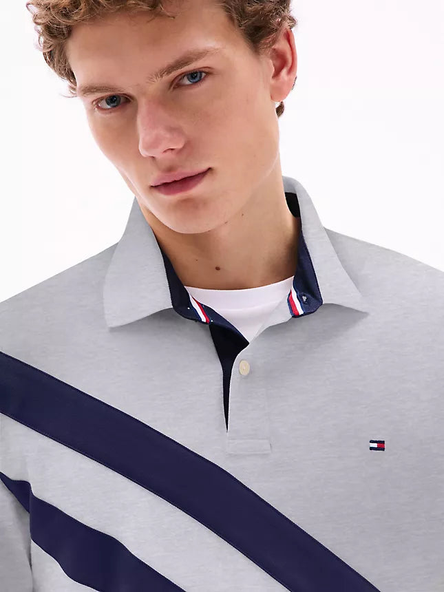 Tommy Hilfiger Regular Fit Banner Stripe Polo