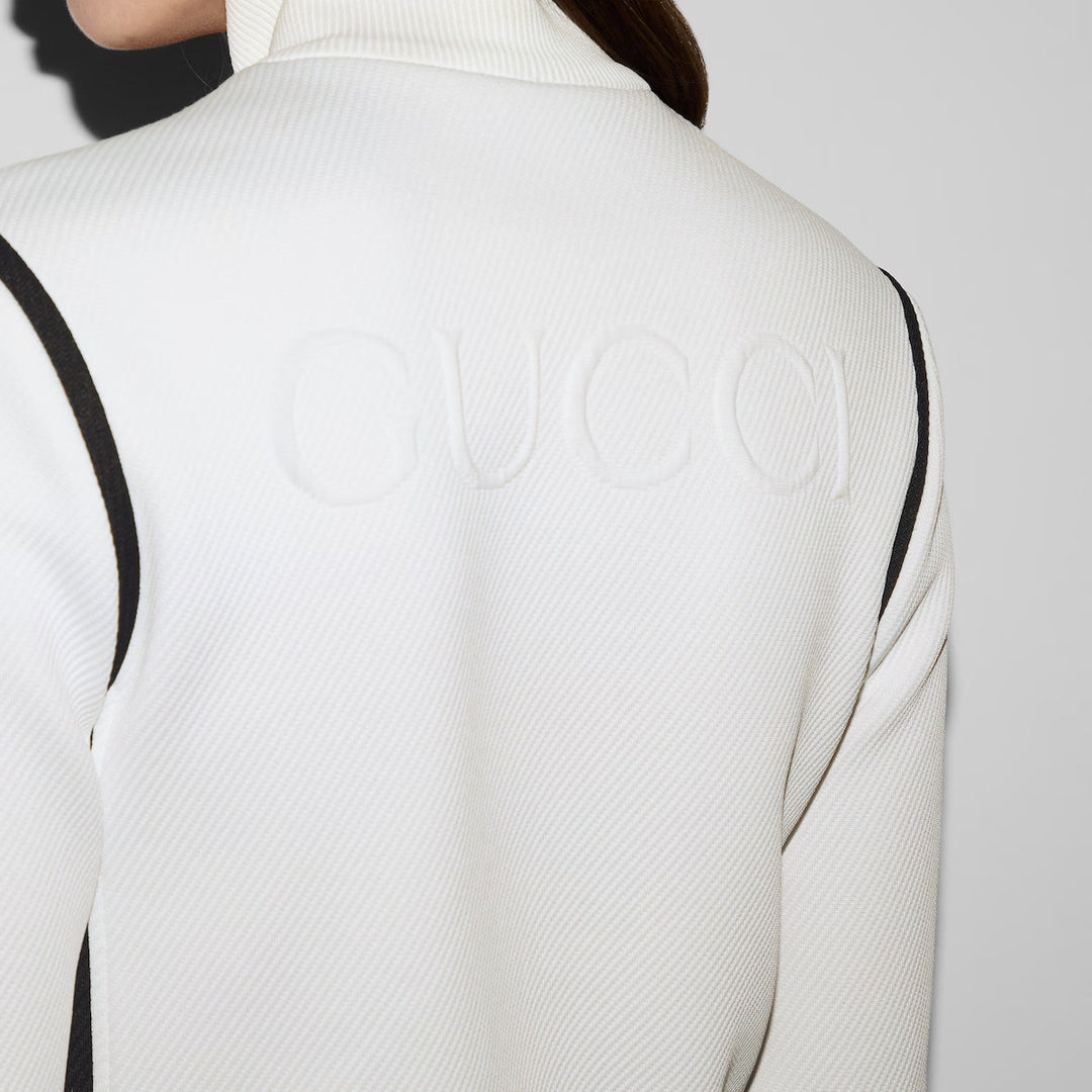 GUCCI Jersey jacquard zip jacket